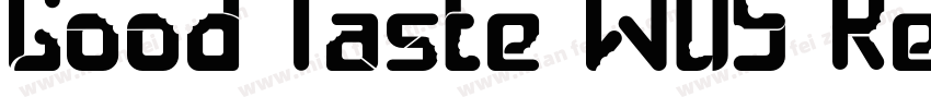 Good Taste W05 Regular字体转换